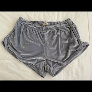 Brandy Melville Velvet Shorts
